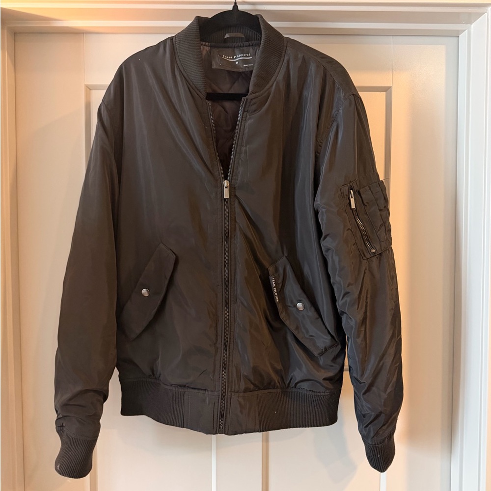 Peloton Black Bomber Jacket
